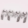 thumbnail image 4 of 4 piezas ABS cromado manija de puerta de coche cubierta de cuenco Bmatwklu para Isuzu D-max 2012-2018, 4 of 4