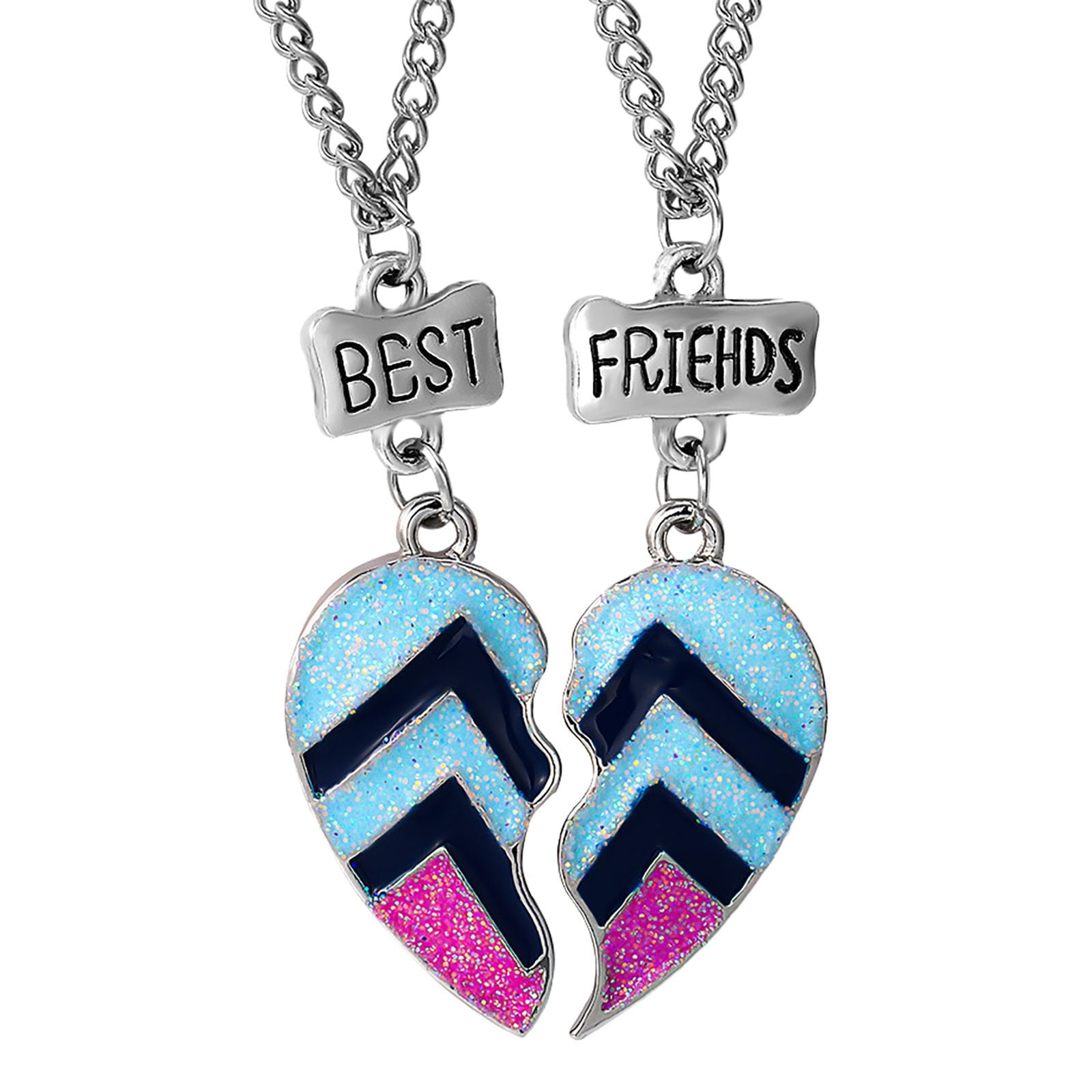 Best Friend Necklaces For 2 Girls/Couple BFF Necklaces Friendship