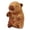Brown, variant on Breathing Stuffed Animal, Capybara Breathing Plush, Four Gear Adjustment, Volume Control, Portable Plush Toy with Music Light, for Relieving Quiet - Pink