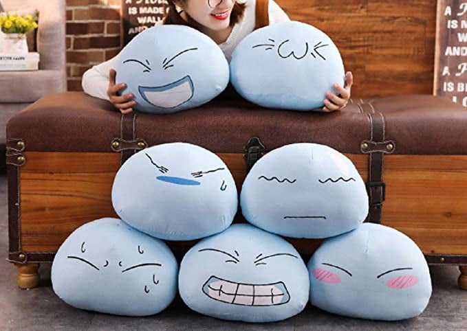 Tensei Shitara Slime Datta Ken Rimuru Tempest Slime Plush Pillow Stuffed  Cushion Doll Toys 