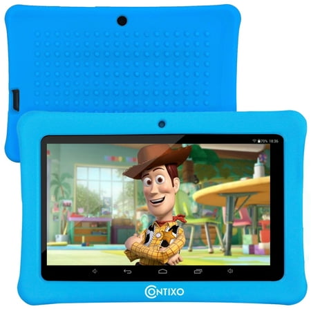Contixo 7 Inch Kids Tablet with Wi-Fi 16GB 20+ Education Learning Apps V8-1-Blue