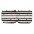thumbnail image 7 of Goofa Ladybugs on Black and White Striped Pattern 2 Piece Car Windshield Sun Shade Foldable | Front Windshield Shade for Sun, Heat and UV Rays | Sunshade for Car Front Window-Large, 7 of 7