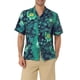 thumbnail image 1 of CAMISAS DE HOMBRE CORTAS INSPIRADAS EN CHIC, CON ESTAMPADO FLORAL, BOTONES EN LA PARTE FRONTAL, PLAYERA DE PLAYA HAWAIANA, TAMAÑO 38, AZUL Y NEGRO, 1 of 6