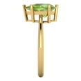 thumbnail image 3 of Solitaire Engagement Ring for Women - 2ct Natural Peridot in 14K Yellow Gold Promise Ring, 3 of 6