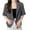 Gray Cardigan, variant on Htigea Womens Short Sleeve Suit Blazers Dressy Lapel Business Cardigans Casual Lightweight Outfit Blue,S