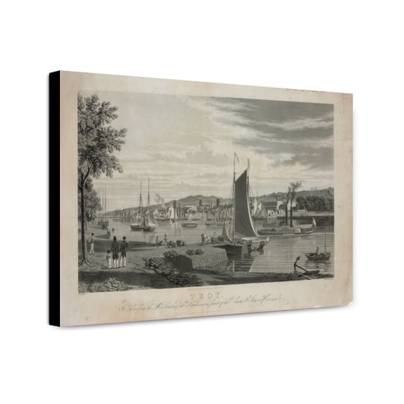 Canvas Print: Troy, 1838