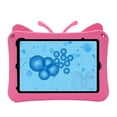 thumbnail image 2 of Allytechgroup Kids Case for iPad Mini 7th/6th Generation Case 2024/2021 8.3", iPad Mini 5/4/3/2/1 (7.9"), Cute Butterfly Rotating Stand Lightweight Kids Friendly Shockproof Case, Rose, 2 of 6