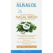 2 Pack Alkalol Natural Soothing Nasal Wash Mucus Solvent Cleaner Kit 16oz Each