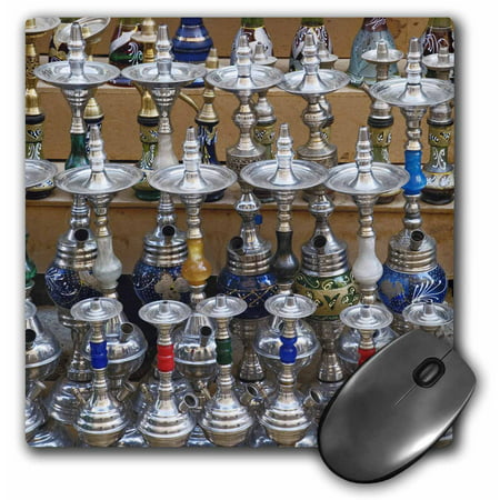 3dRose Market, Hookah pipes in sidewalk shop, Luxor, Egypt-AF14 AJE0223 - Adam Jones, Mouse Pad, 8 by 8