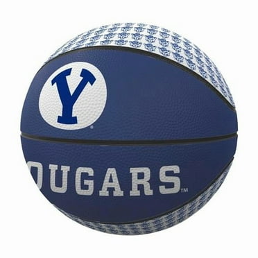Logo Brands 116-91MR-1 BYU Repeating Logo Mini-Size Rubber Basketball