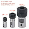 thumbnail image 4 of Arkzeo Motor Shaft Collet Chuck ER11 ER16 ER20 A 5-16mm Extension Rod Toolholder CNC ER20A-14mm, 4 of 7