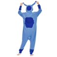 thumbnail image 4 of Disfraz de mono con forma de animal NAITOKE para adultos, Halloween, color azul, 4 of 7