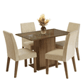 thumbnail image 1 of Juego de Comedor con Mesa y 4 Sillas Madesa Zion MI, 1 of 8