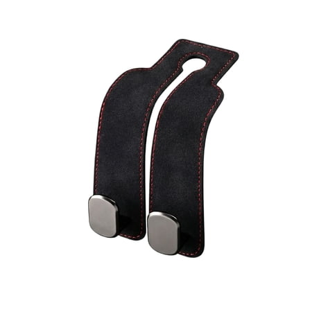 Zinc Alloy Heavy Duty Car Headrest Hooks for Handbags Backpacks Umbrellas  Car Seat Back Storage Organizer Hanger Rear Seat Bag Holder for SUV Truck Vehicle Interior Accessories Black