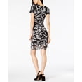 thumbnail image 2 of I.N.C Womens Floral Pencil Dress, Black, Small, 2 of 3