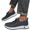 thumbnail image 2 of YOUYEDIAN Sneakers for Men Breathable Mesh Sport Fashion Comfortable Non Slip Sneakers Strap Design Casual Versatile Walking Shoes, 2 of 5