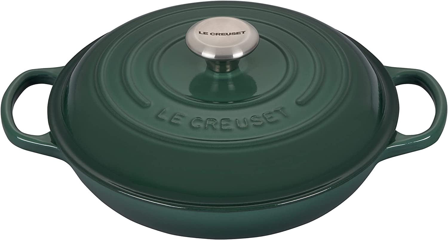 Le Creuset Enameled Cast Iron Signature Braiser, 3.5 qt., Artichaut