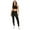 Black, variant on Women's High-Waist Leggings, Workout, Yoga, Running Pants with Pockets, Ankle-Length Activewear
