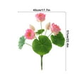thumbnail image 3 of Artificial Realistic Lotus Flower Bouquet, High-Quality Lotus Decoration, Durable Artificial Flowers, Suitable For Home Altars And Meditation Spaces, Realistic Petal Design, 3 of 6