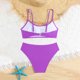thumbnail image 4 of Odeerbi 8-14 Años Niñas Playa de Verano Bikini de Cuerda Traje de Baño Hawaiano Traje de Baño de Color Sólido Traje de Baño de Dos Piezas Set, 4 of 6