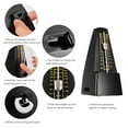 thumbnail image 2 of Standard Universal Mechanical Metronome ABS Material for Guitar Violin Piano Bass Drum Musical Instrument Practice Tool for Beginners, 2 of 7
