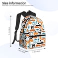 thumbnail image 4 of Vsdgher Industrial Transportations Print Unisex Large Capacity Bookbag Schoolbag Casual Daypack for High School/College/Teens/Travel/Work, 4 of 8