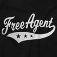 thumbnail image 2 of Free Agent Sports Team Fanatic Club Unisex Fleece Graphic Zip Up Hoodie Brisco Brands 3X, 2 of 5
