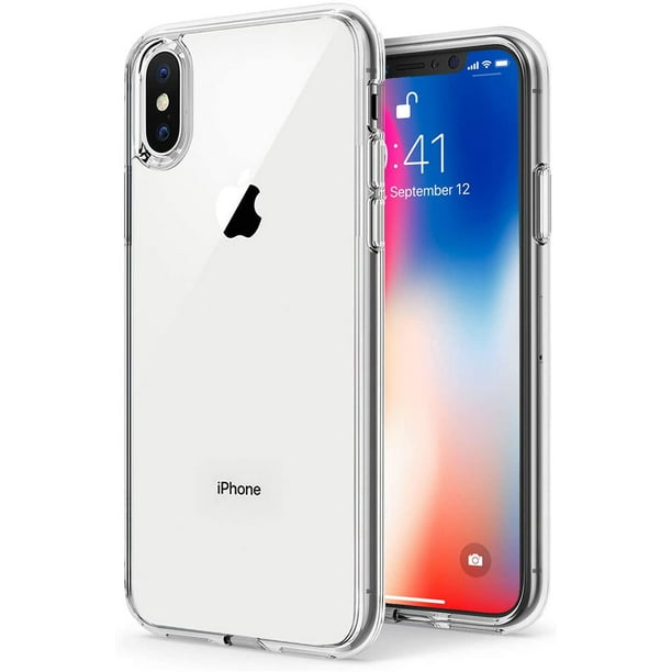 Vijfde prototype Keuze Apple iPhone Xs Max Clear Case {ShockProof-Raised Edge Protection-HD  Clarity--Compatible with iPhone Xs Max} - Walmart.com