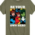 thumbnail image 3 of Marvel - Be Your Own Hero - Toddler And Youth Short Sleeve Graphic T-Shirt, 3 of 5