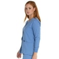 thumbnail image 3 of Marilyn Monroe Women's Stretch Round Neck Warm Up Jacket with Snap Fronts, 3 of 4