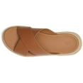 thumbnail image 3 of FitFlop F Mode Espadrille Flatform Cross Womens - Deep Tan - 37 EU, 3 of 4