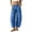 B-Blue, variant on Leopard Print Barrel Leg Jeans for Women High Waisted Casual Streetwear Full Length Pants