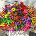thumbnail image 4 of Flores artificiales ShareConn para decoración de exteriores, 24 unidades, 4 of 5