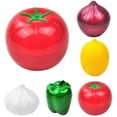 thumbnail image 4 of CNKOO Vegetable Shape Food Storage Box Plastic Reusable Fresh-Keeping Fruit Container Kitchen Food Keeper Tomato, 4 of 5