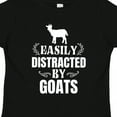 thumbnail image 4 of Inktastic Easily Distracted by Goats Boys or Girls Toddler T-Shirt, 4 of 5