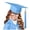 w93# BU21608, variant on Wuxian Shiny Toddler Kids Boys Girls Graduation Caps Fashionable Solid Color School College Hats With Tassel Lightweight Soft Elegant Classic Preschool Graduation Hats,GN2,S