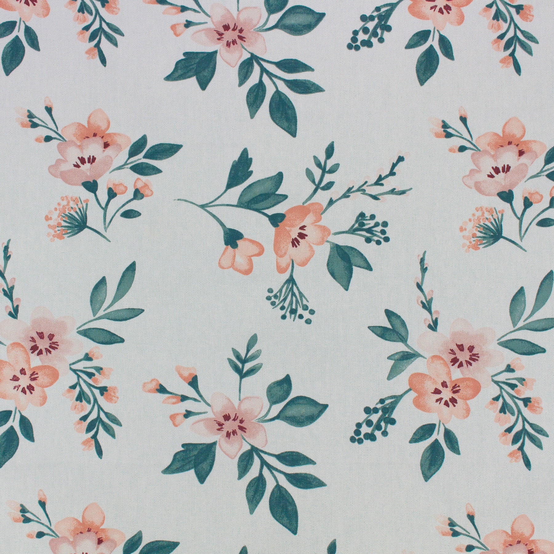 (2 pack) Better Homes & Gardens 100% Cotton, 54" Width with Color Pattern Flora  2 Yards Precut Fabric