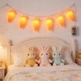 thumbnail image 6 of Easter Day Decorations String Lights, Carrot Paschal Theme String Lights, 59.06in 10 LEDs, USB plug-in for Bedroom, Birthday, Tent Wedding Party, 6 of 6