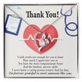 thumbnail image 2 of Idea For Medical Staff Forever Necklace w Message Card, 2 of 8