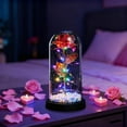 thumbnail image 5 of Christmas Rose Gifts for Women Birthday Gift Galaxy Glass Rose Forever Eternal Crystal Flower Light Up Roses in Glass Dome with Butterfly Xmas Valentines Gifts for Women Mom Grandma Wife Her Sister, 5 of 6