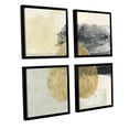 thumbnail image 2 of ArtWall Elena Ray "Wabi-Sabi Bodhi Leaf Collage 3" 4-Piece Floater-framed Canvas Square Set, 2 of 2