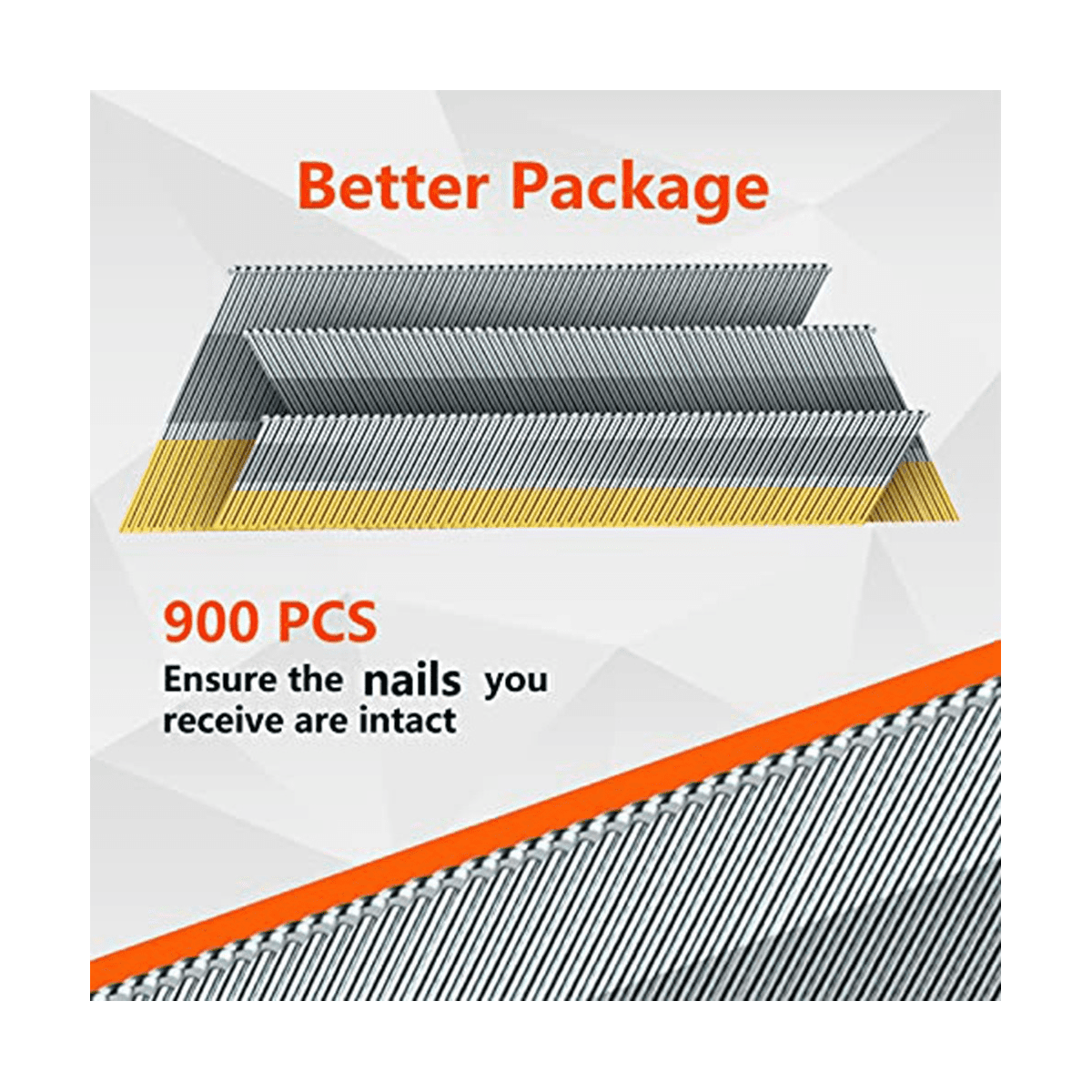 15 Gauge DA Angled Finish Nails 34 Degree 1200 Pack
