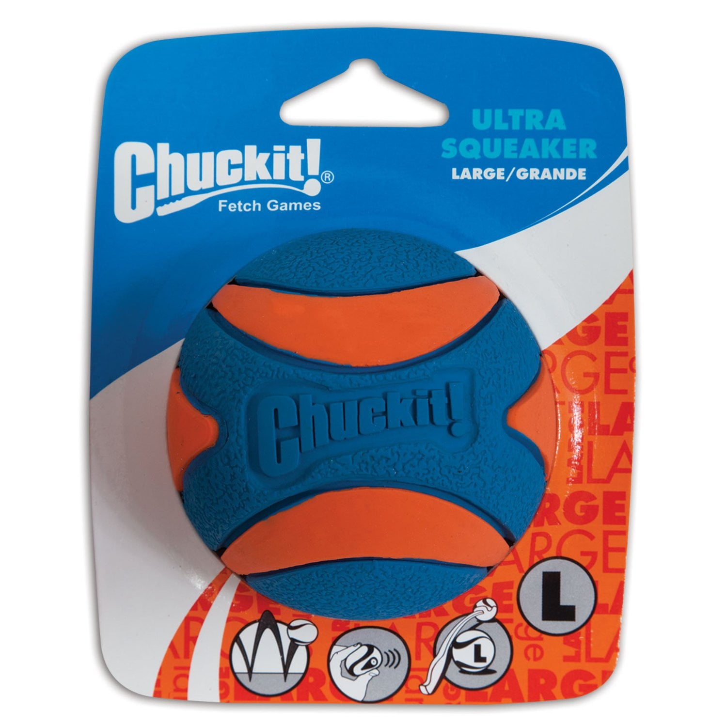chuckit ultra squeaker ball small