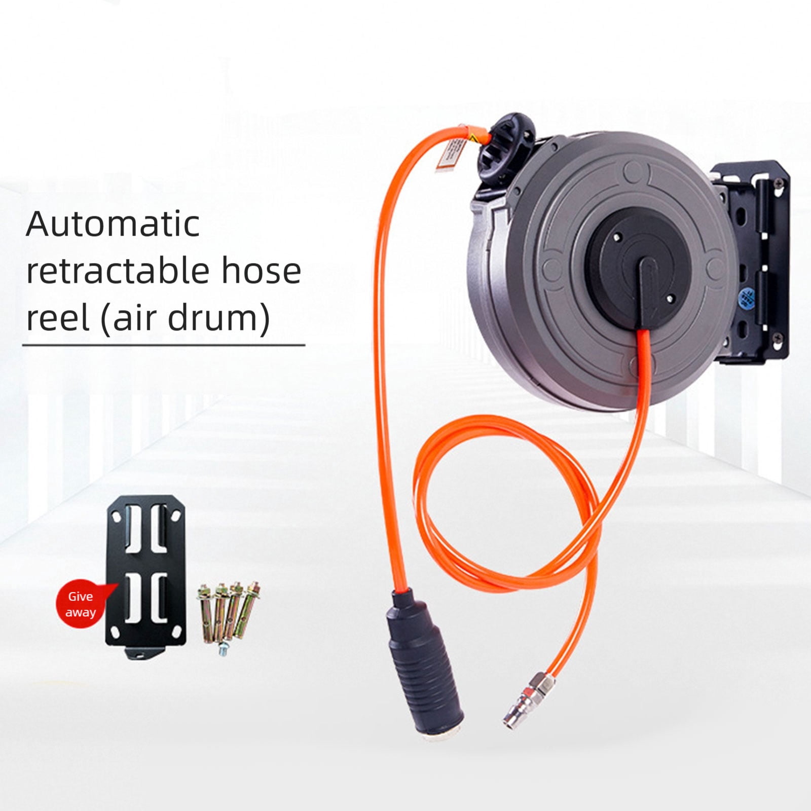 Practical Compacts Automotive Air Hose Reel Features Automatic Retractable Designs for Easy Tool Access in Workshops