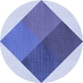 thumbnail image 1 of Ahgly Company Machine Washable Indoor Round Transitional Royal Blue Area Rugs, 8' Round, 1 of 7
