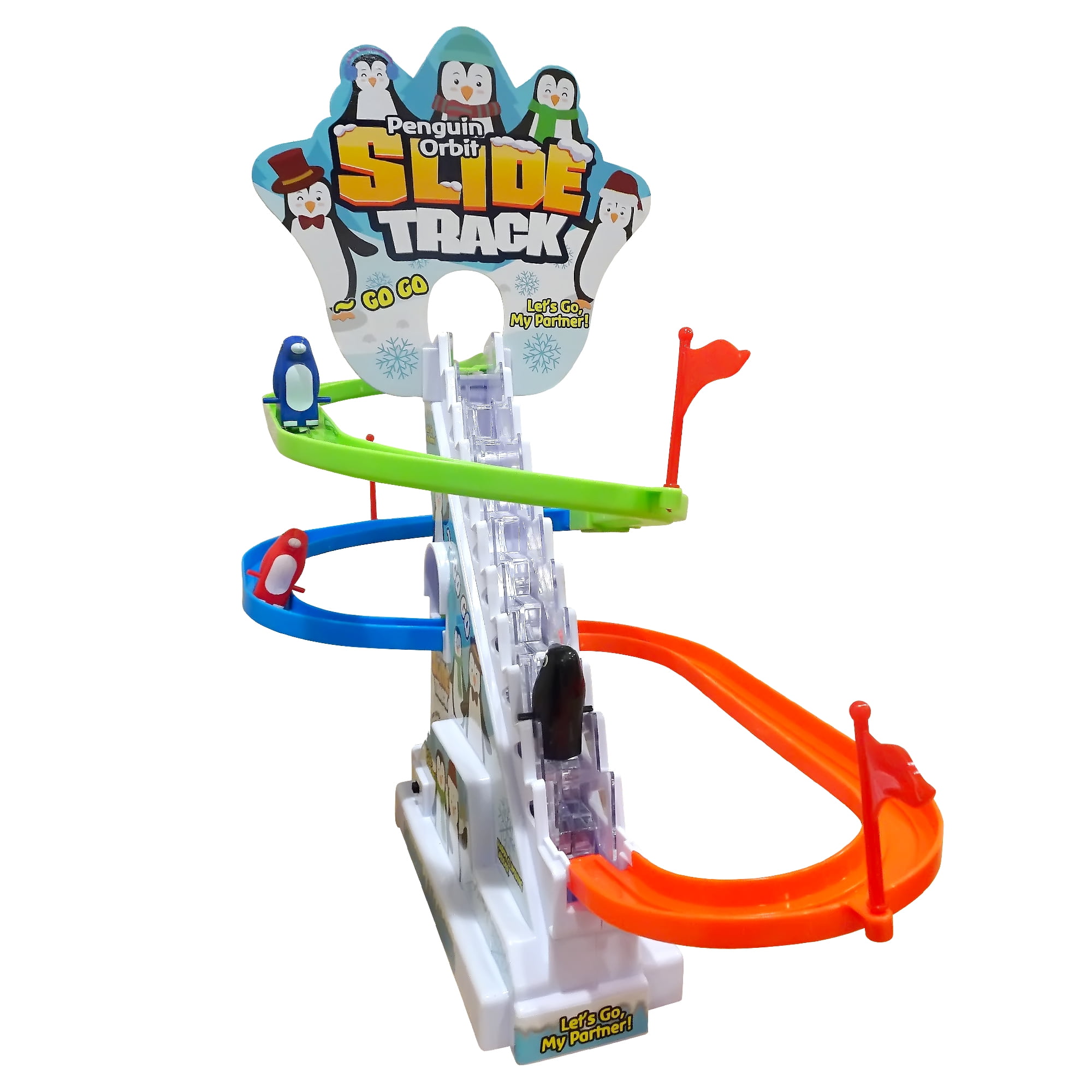 penguin race track