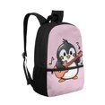 thumbnail image 2 of Uourmeti Penguin Guitar Wear Resistant Backpack for Work Travel, Soft Large Capacity School Backpack Durable Student Bookbag, 2 of 6