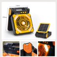 thumbnail image 3 of Ventilador de camping con energía solar y linterna LED: ¡5200 mAh de energía recargable!, 3 of 11