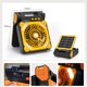 thumbnail image 3 of Ventilador de camping con energía solar y linterna LED: ¡5200 mAh de energía recargable!, 3 of 11