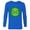 Navy, variant on Marvel Spider-Man Icon Clovers Shamrock St Patrick’s Day - Long Sleeve T-Shirt for Men - Customized-White